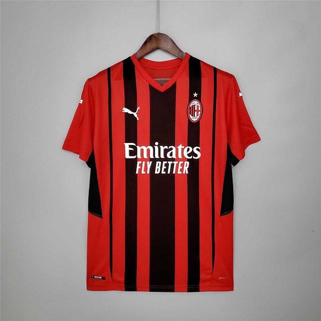 AAA Quality AC Milan 21/22 Home Soccer Jersey